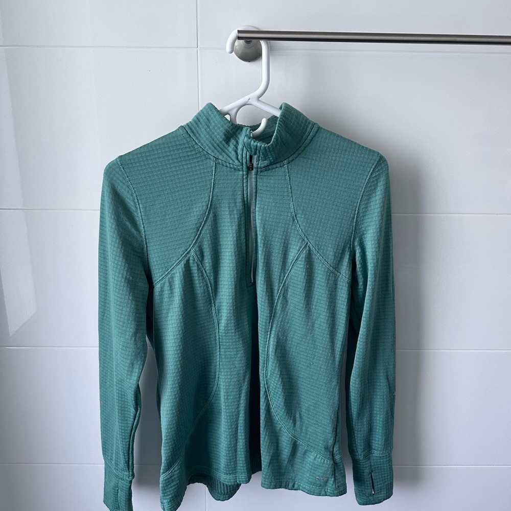 Teal Full-Zip Jacket